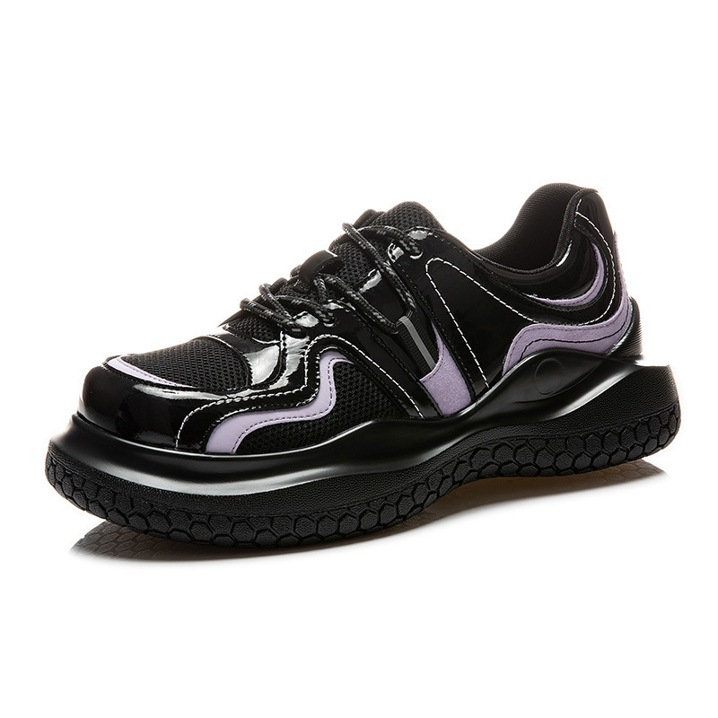 Ddmysports Absorbing Film Genuine Single Shoes For Women In The Autumn Of New Thick Sole Breathable Small Leather Casual And Fashionable S Shoe Trend 