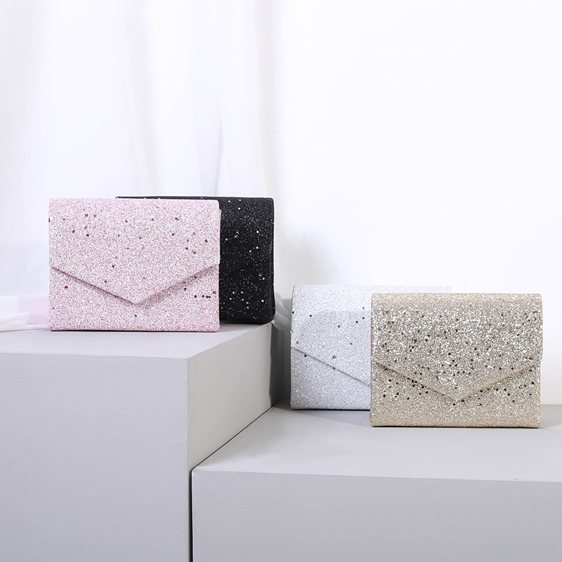 Ins2024 New Korean Fashion Envelope Dinner Handheld Single Shoulder Crossbody Small Bag