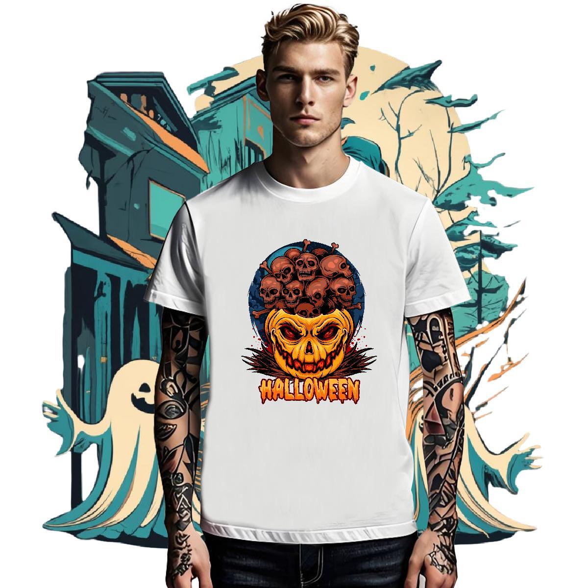 DIY pumpkin Couples T Shirts 230g Pure Cotton T Shirts Men Oversized Sports Casual Short Sleeve Soft Popular Clothes