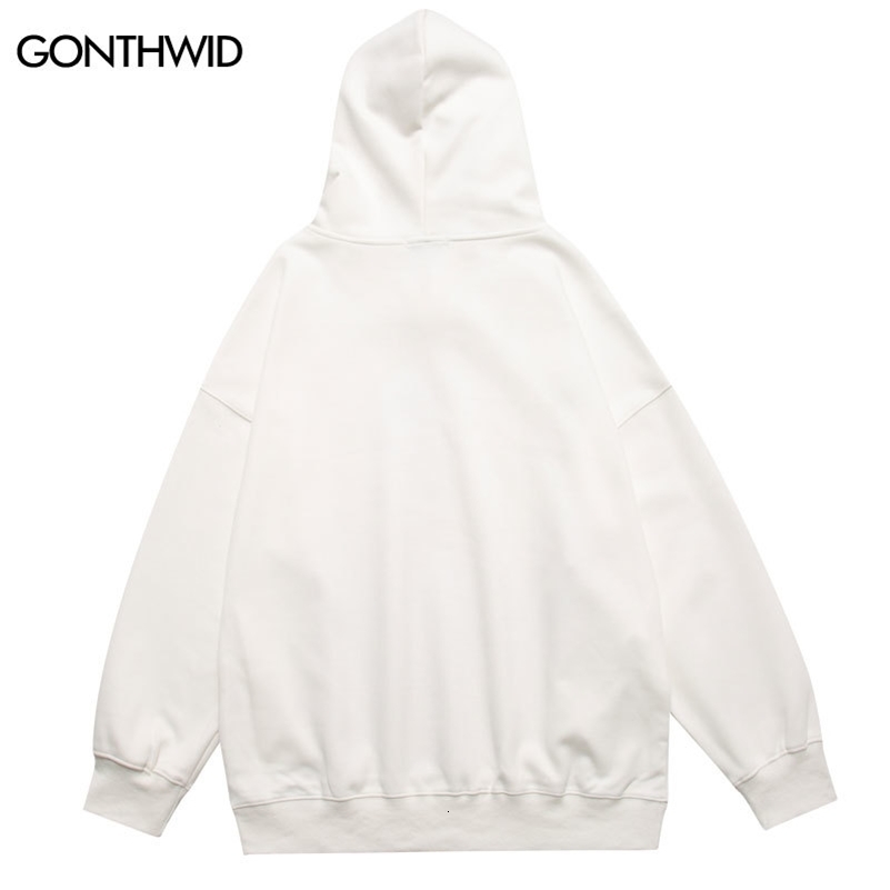Hip Hop Hoodie Sweatshirt Y2K Grunge Streetwear Mens Shadow Print Punk Gothic Loose Pullover Hooded Autumn Harajuku Casual Tops 240819