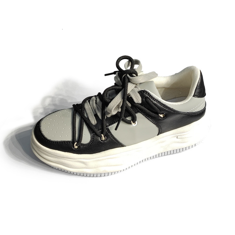 Ddmysports Dissolved Genuine Autumn New For Casual Flat Sole Single Shoes Soft Leather Women S Versatile Small White OUTDOOR