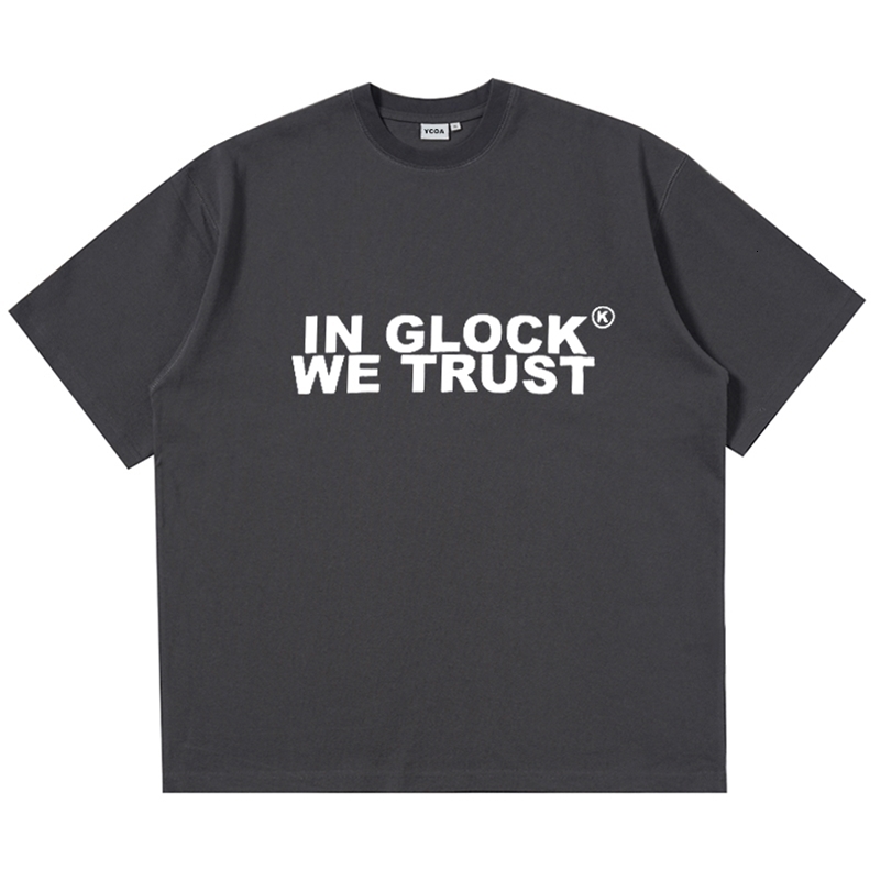Men T-Shirt 100% Cotton Y2k Streetwear Letter Korean Fashion Print Gothic Harajuku Vintage Tops Tees Oversized Aesthetic Clothes 240819