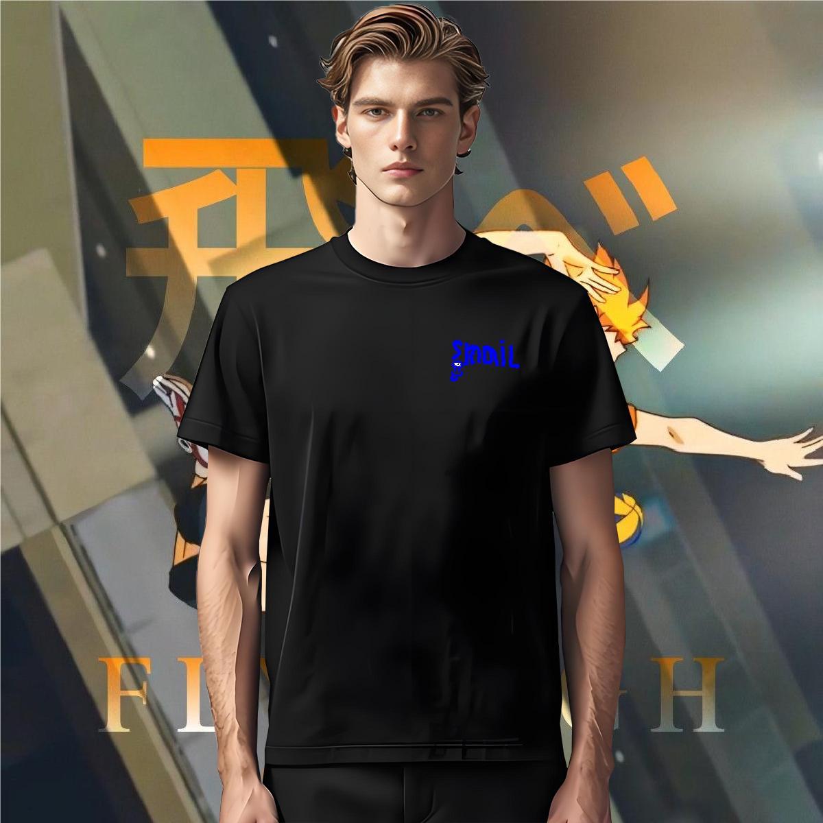 Cool Design letter 100% Cotton 230g Men Clothes T-Shirt Spring Summer Breathable Short Sleeve T Shirts Men Customized DIY Polos