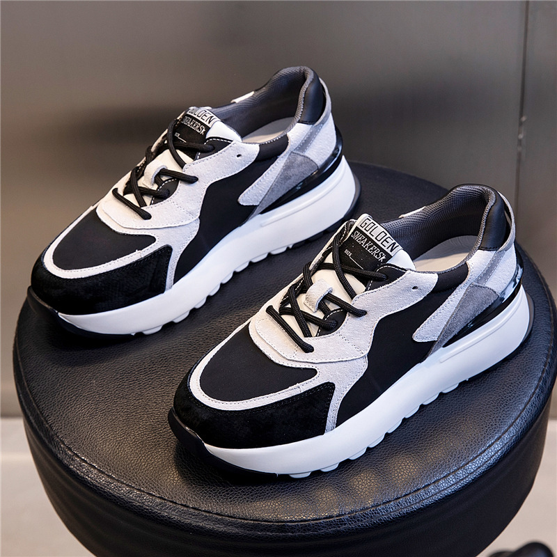 Ddmysports Dad S Autumn New Casual Sports Single Women Thick Sole Increase Running Breathable Genuine Leather Shoes Trend OUTDOOR