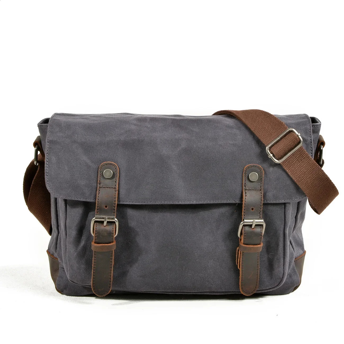 muchuan Men Bag Fashion Canvas Shoulder Bags For Mens Waterproof Functional Shoulder Messenger Bag Male Briefcase Crossbody 240819