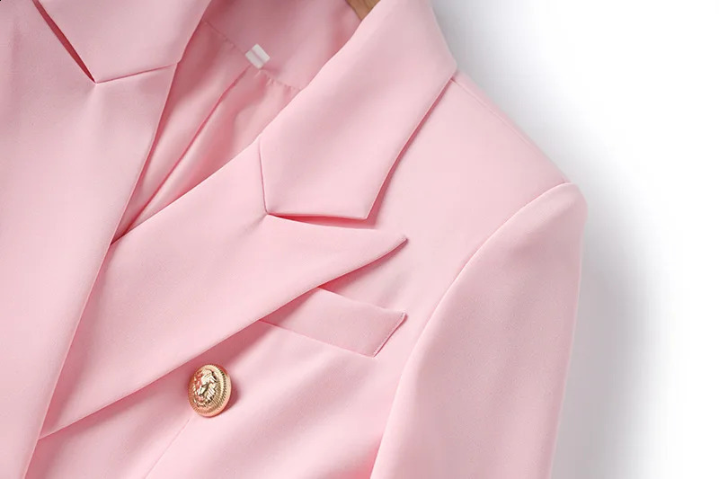 elegant style womens office set double chest long sleeved set suitable for sports jackets A-line pencils mini skiing womens 2PCS 240819