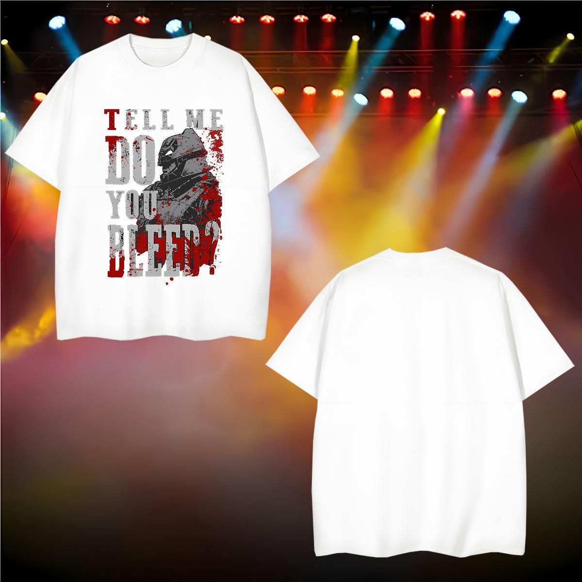 T shirt 100% Cotton 230g scary Sport Breathable Short Sleeve Custom Printed Tshirts Fashion Casual Popular Tees Shirts