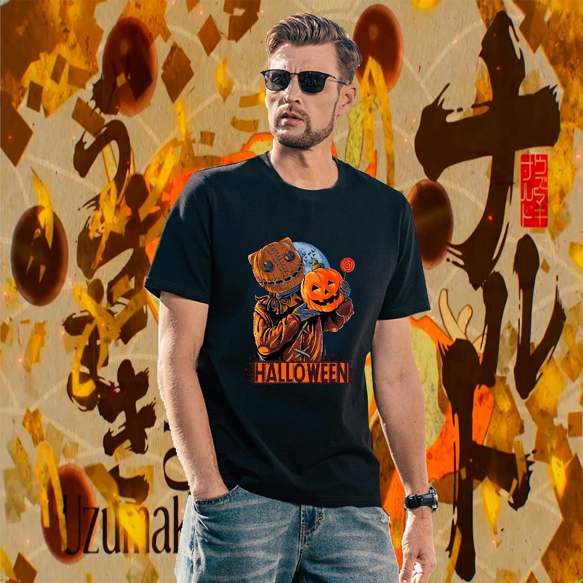 Free Shipping T-Shirts for Men halloween Breathable Daily Wear Black White 230g 100% Cotton Tshirts Fashion Designer Top Tees