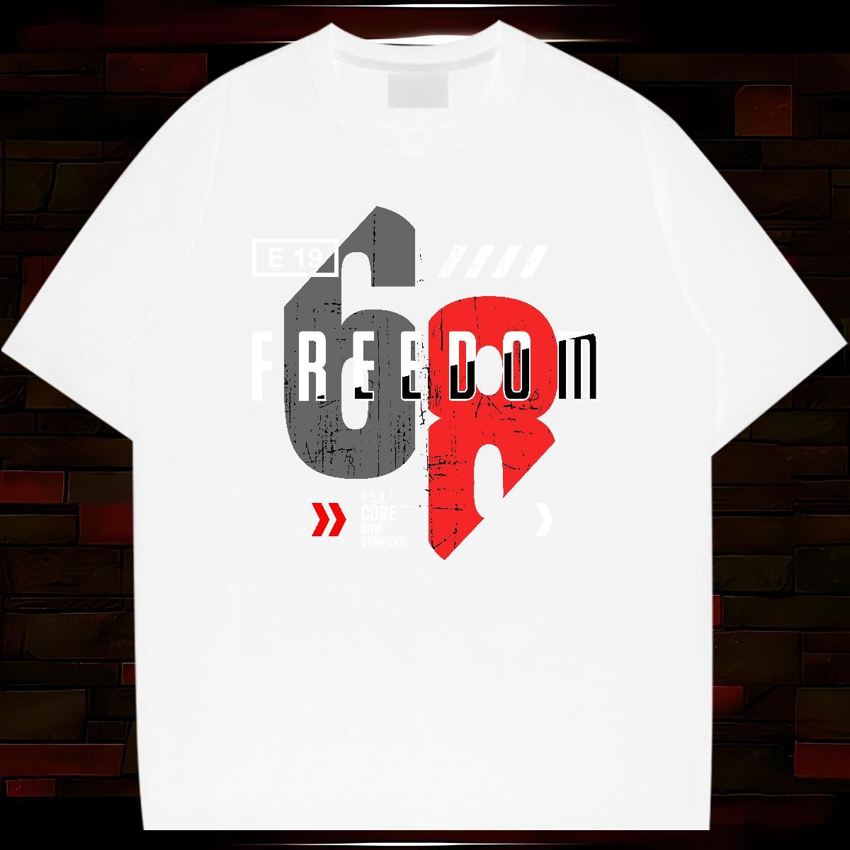 High Quality letter 230g Pure Cotton Men Tops Tees Daily Outfit Breathable Crew Neck Men T Shirts New Designer Custom Print Plus Size Top Tees