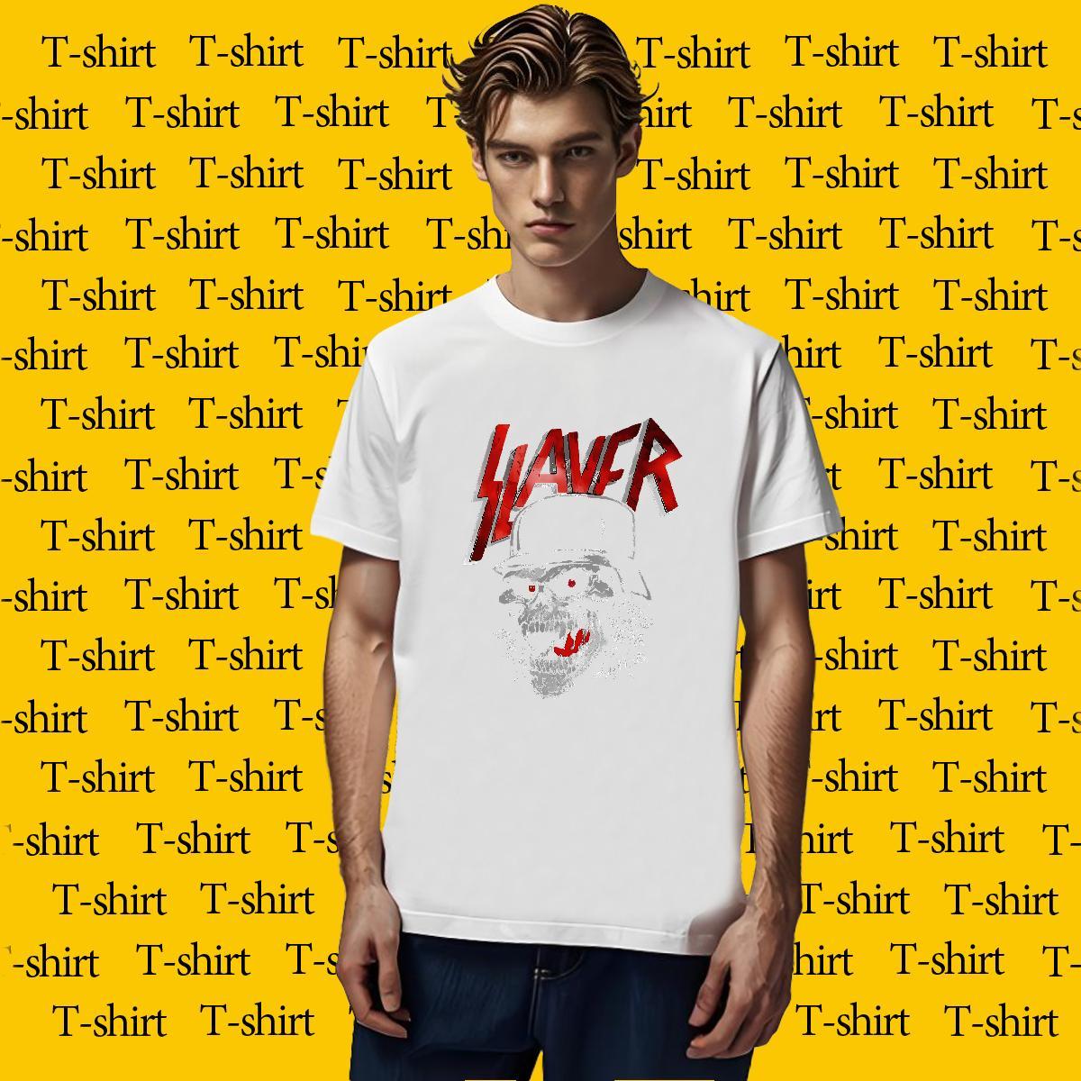 T-Shirts 230g Pure Cotton scary Street Casual Breathable Soft Plus Size Cartoon Men Tshirts 2024 Wholesale Tees Shirts