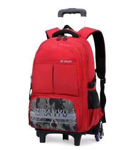 Boys Rolling Backpacks for Kids School Large Capacity Wheeled Bookbags Elementary School Bags Back Packs with 2 Wheels 6 Wheels Y240820