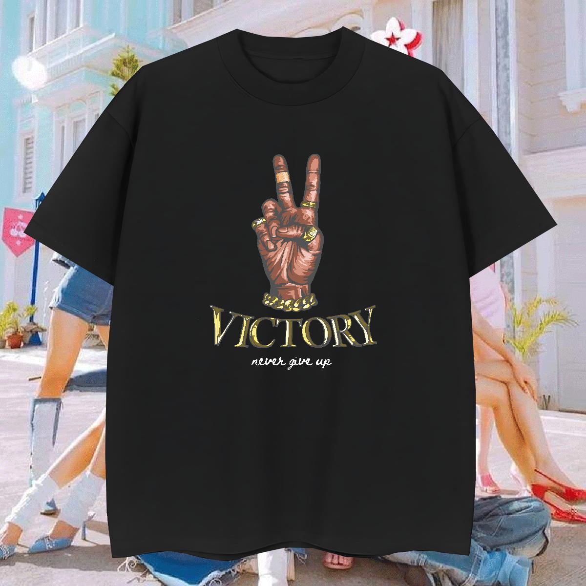 T shirt 230g 100% Cotton hand- Home Outdoor O-Neck Short Sleeve Customized Print Men Tops Tees Casual New Popular Tshirts