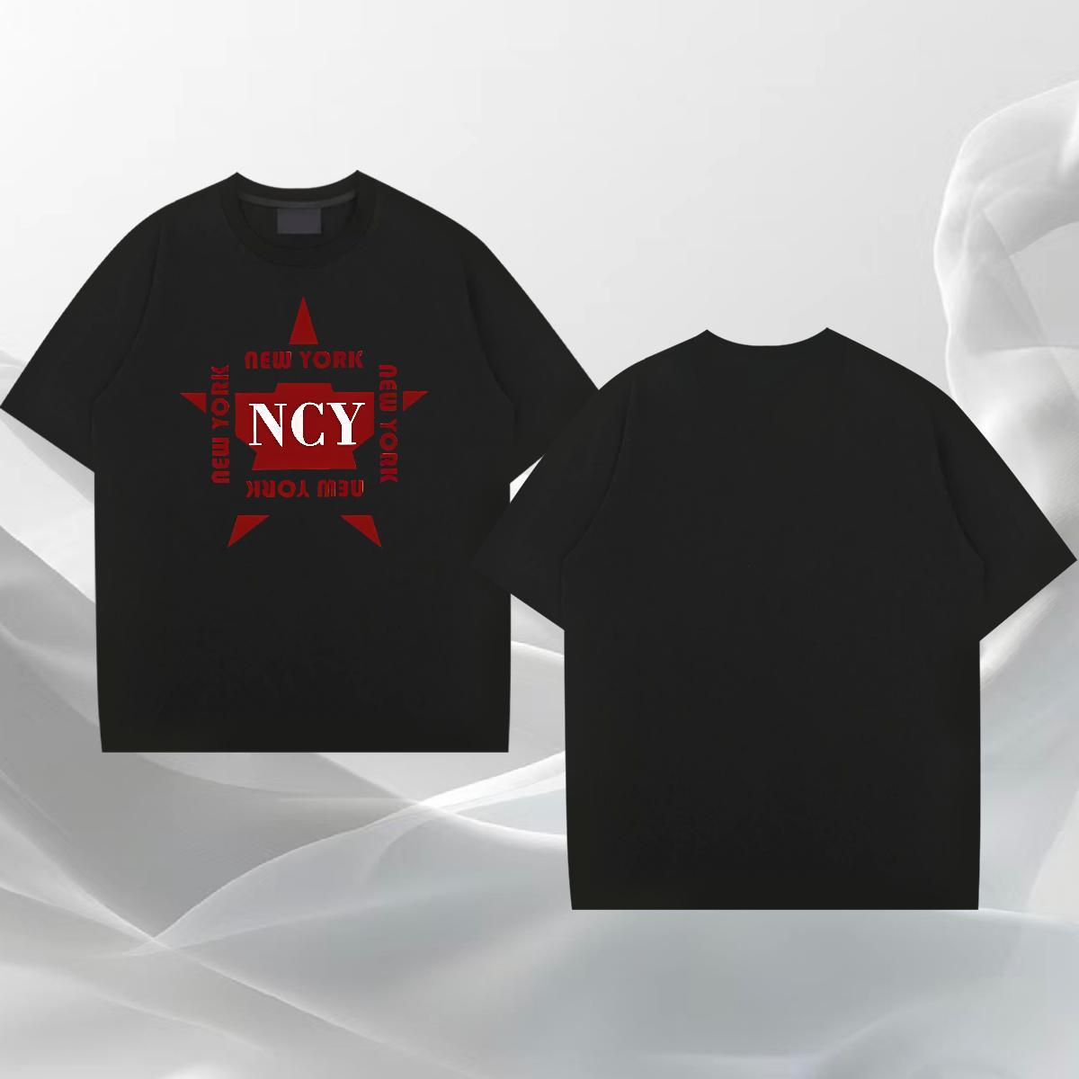 Unisex Men Clothes T-Shirt Anime Printing Street 230g 100% Cotton DIY Printed Breathable Short Sleeve New York T-Shirts Designer Wear