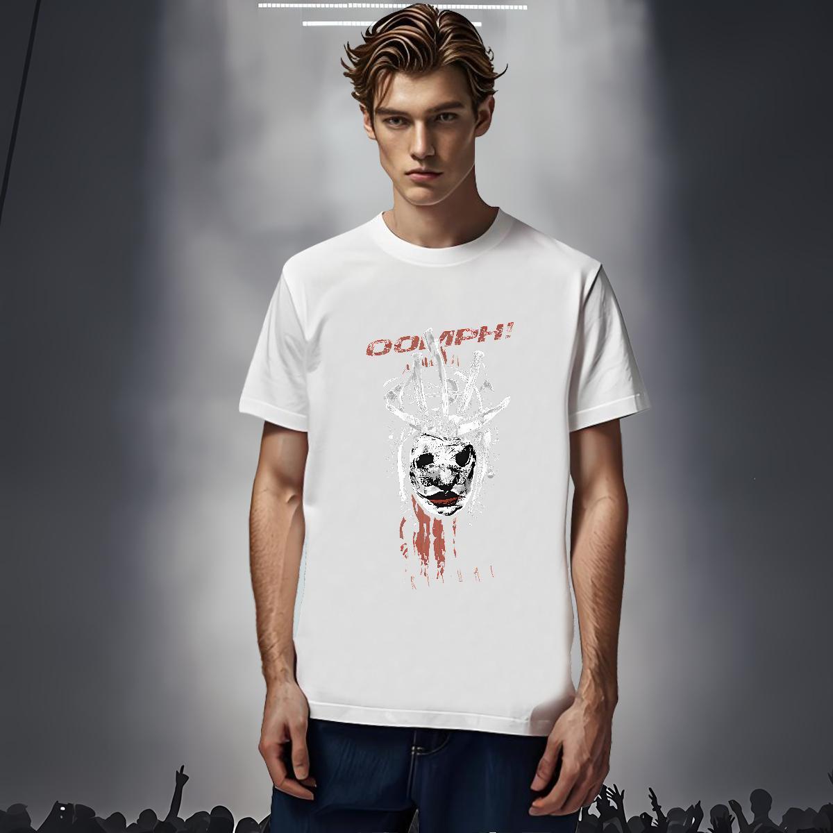 T-Shirts 230g Cotton scary Beach Crew Neck Plus Size Cartoon Couples T Shirts 2024 Loose Fit Tees Shirts