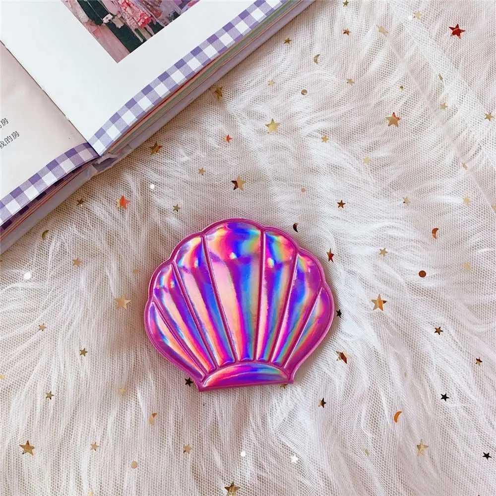 Sea Shell Makeup Mirro Portable Travel Double-sided Dressing Compact Mirror Vanity Mirror Girls Women Pocket Cosmetic Mirrors Y240819