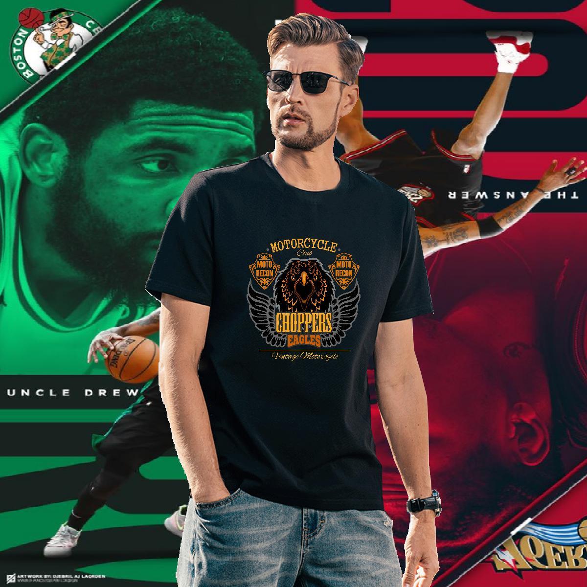 Soft T-Shirts for Men eagle Crew Neck Street Wear Customized Print 230g Cotton Men Tees Fashion Designer Tee Shirt