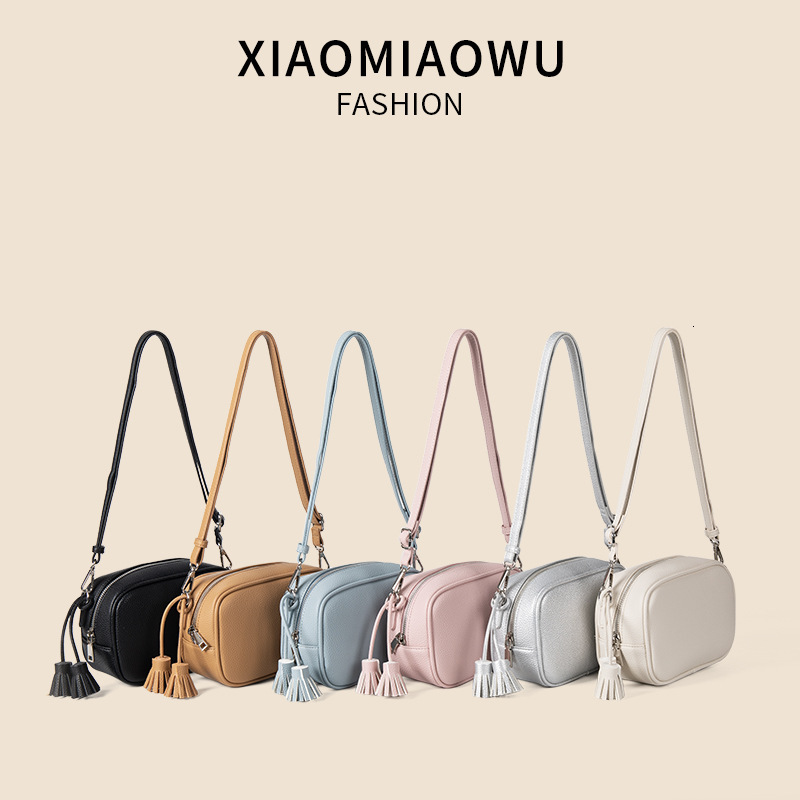 2024 Summer Tassel Box Crossbody Women's Simple and High end Fashion Style Single Shoulder New Small Square Bag