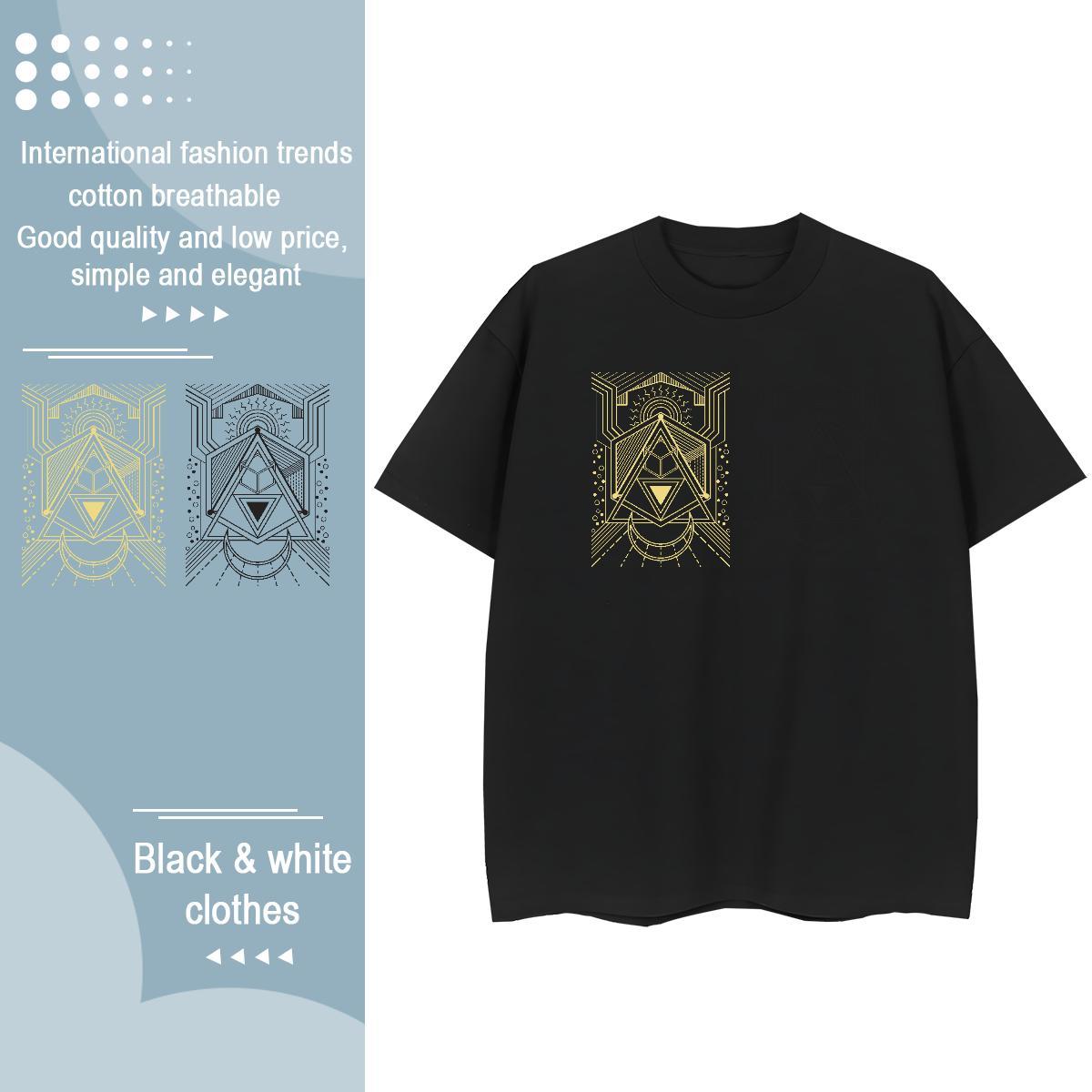 2024 DIY Woman Tshirt Sports Street Wear Crew Neck Breathable Clothings Nice 230g Cotton Lines Customized Print T-Shirts