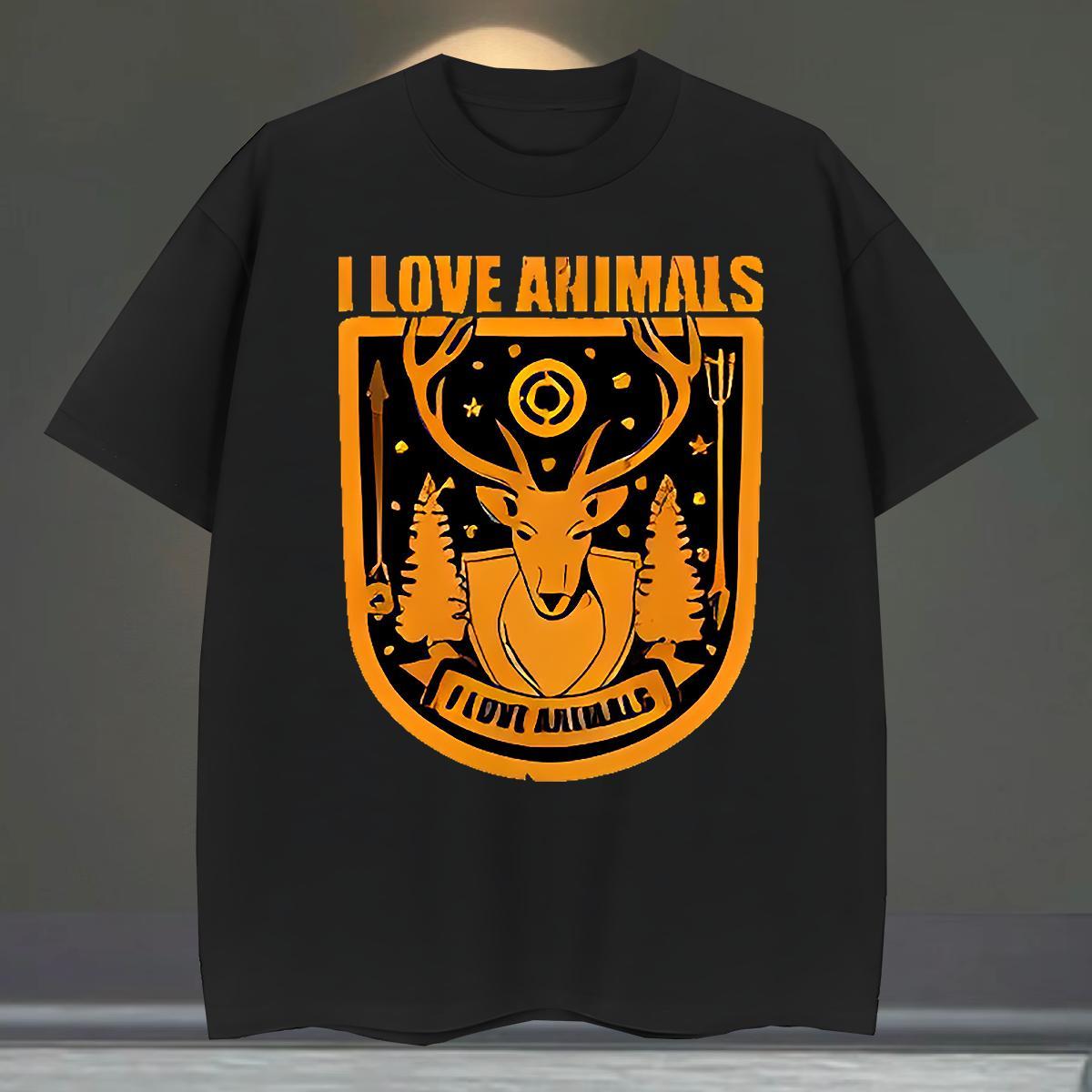 Fashion Design Men Tshirts Deer Street 230g Pure Cotton Tops Breathable Short Sleeve Loose T shirt Customized Print
