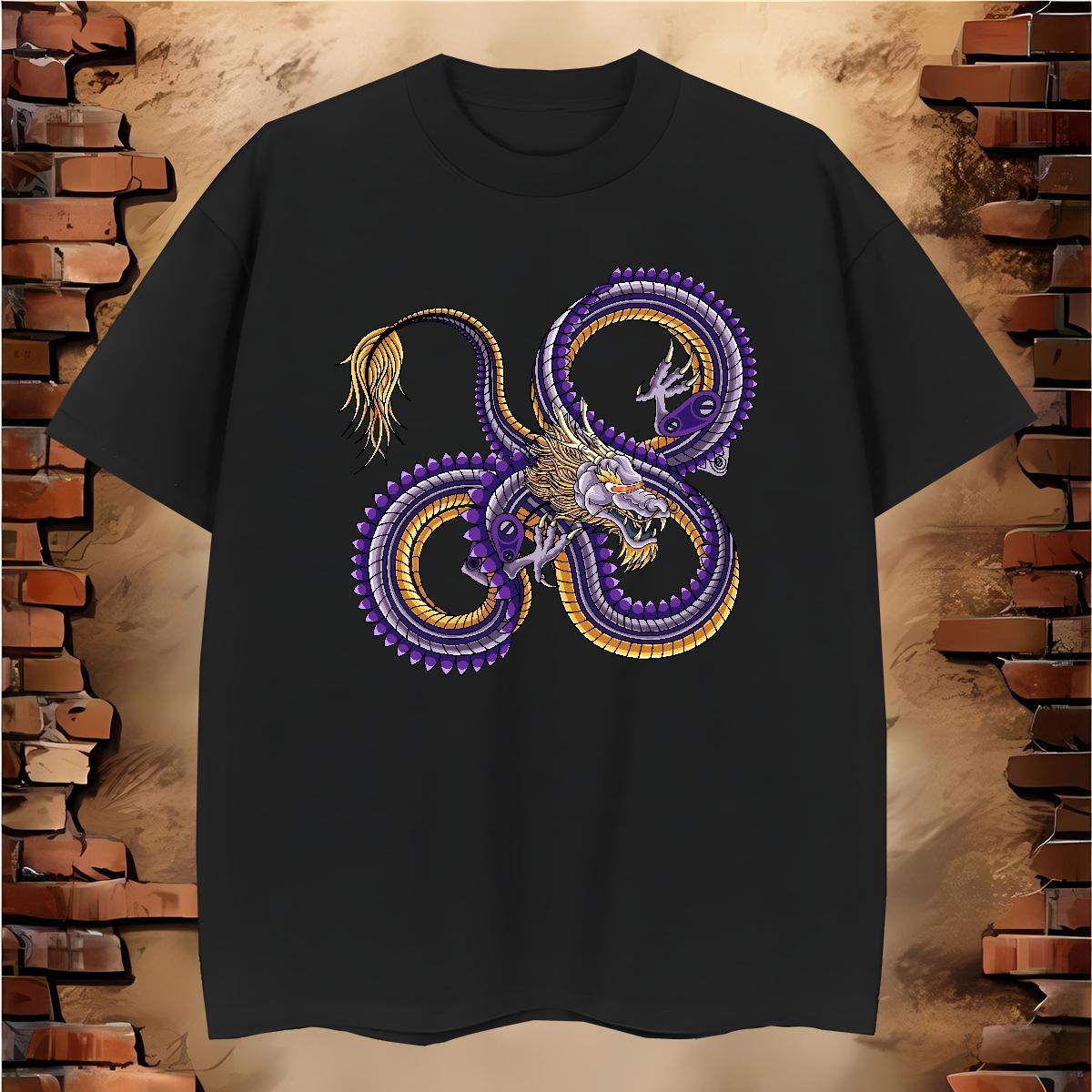 T Shirts Men 230g Cotton ferocity Street Casual Short Sleeve O-Neck Custom Big Size Tshirts Designer Fashion Cool Wear