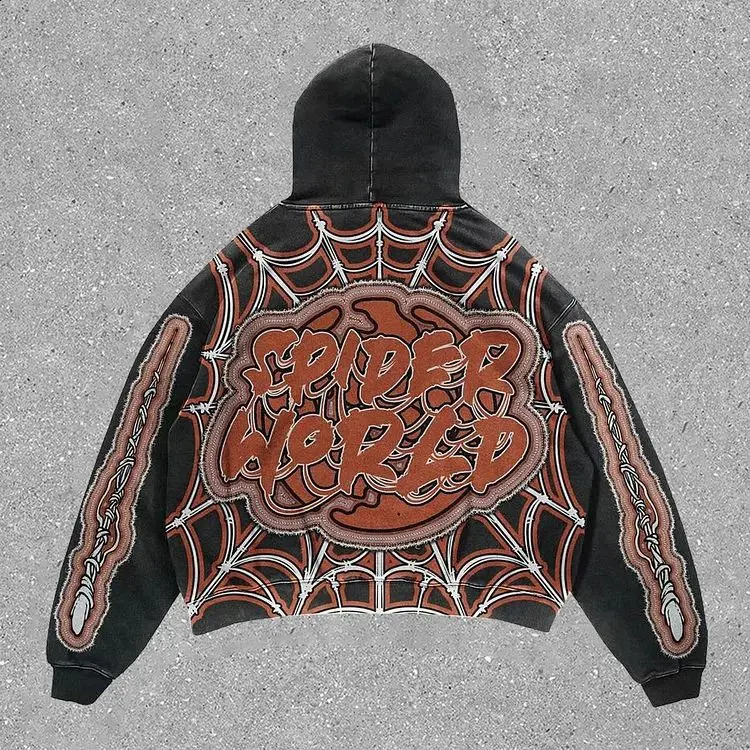 Harajuku Stylish Retro Angel Hoodie Oversized Streetwear Tops Sweatshirt Y2k Clothes Gothic Grunge Hoodies Women Men Clothing 240819