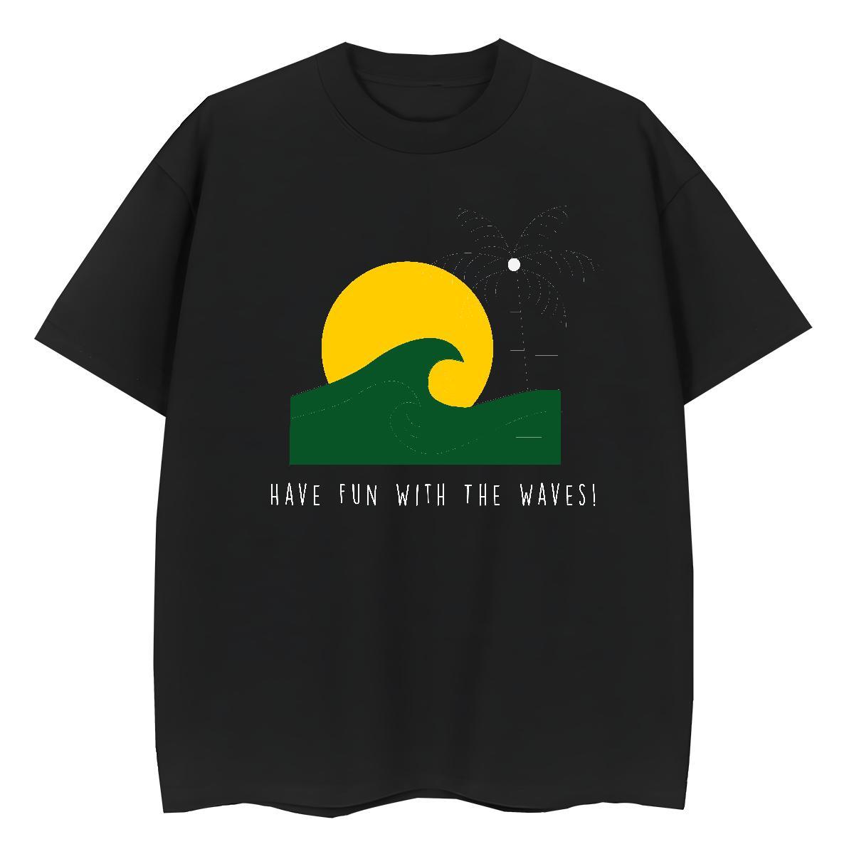 Fashion Casual Woman Tshirt Daily Outfit Breathable Short Sleeve Polos Designer Nice 230g Cotton beach Custom Printing T-Shirts for Women