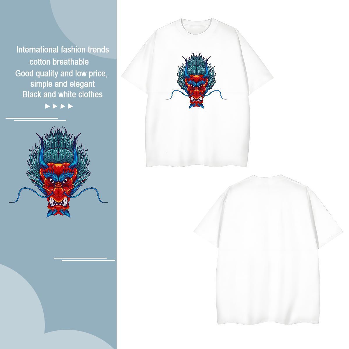 Mens T Shirts 230g 100% Cotton angry Street wear Hip Hop O Neck Short Sleeves Customized Print Men Clothes T-Shirt New Arrival Loose Tees