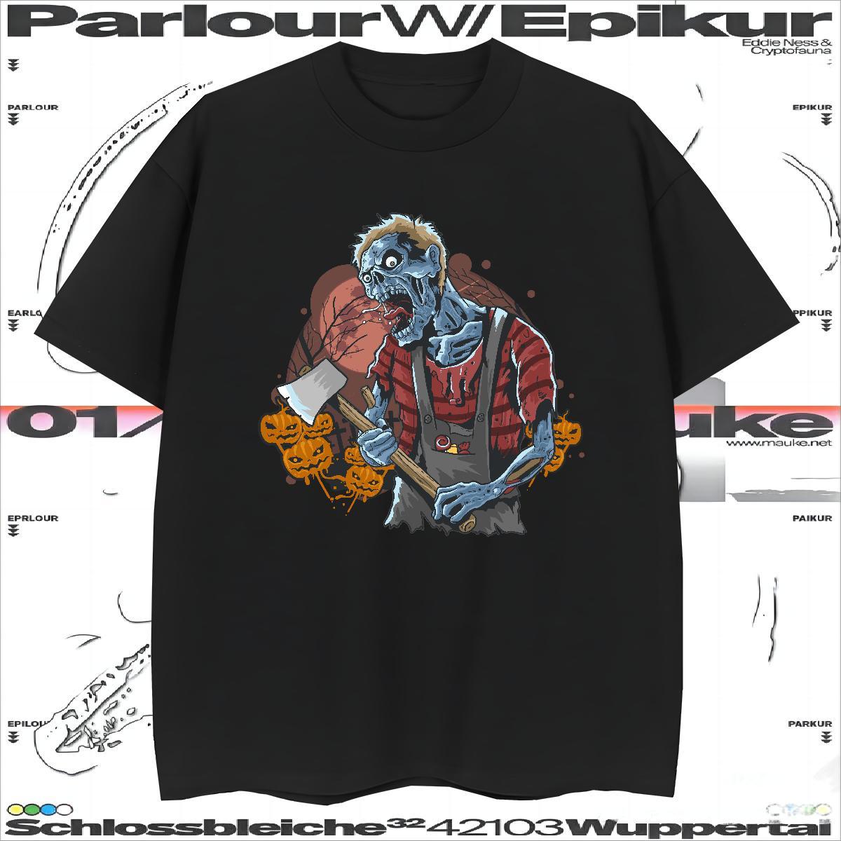 2024 New Men Tshirts zombie Hip Hop 230g Pure Cotton Tees Shirts Breathable Soft TOP Quality T-Shirts Custom Big Size