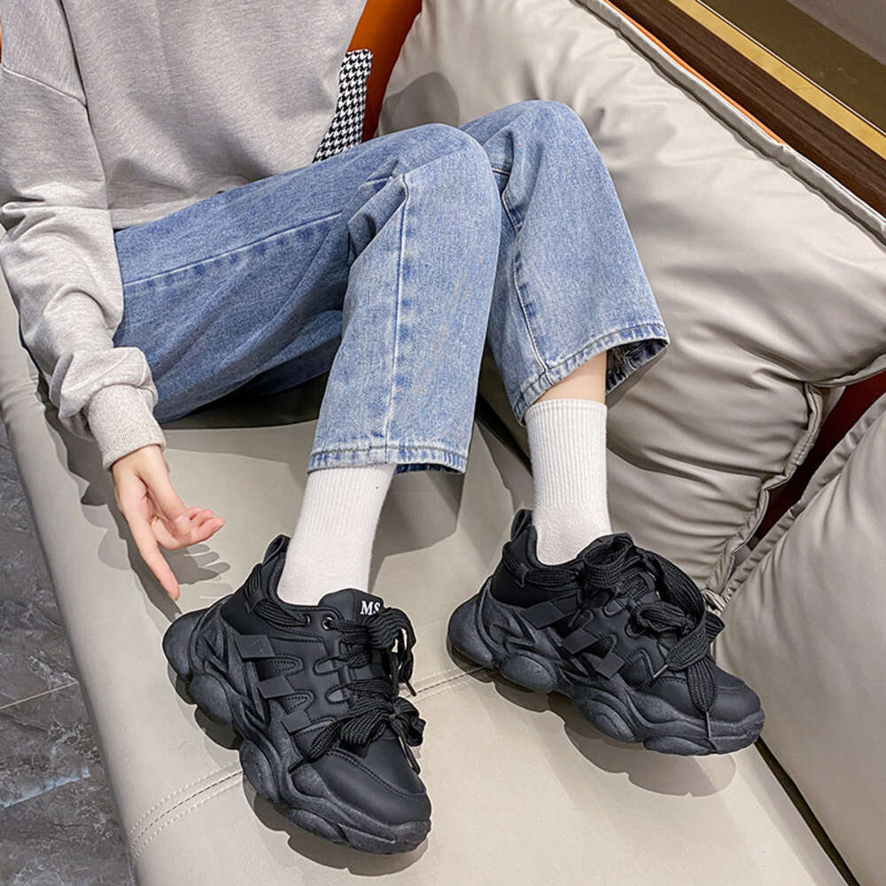 Ddmysports Instagram Korean Version Of Dad S Shoes For Women In Spring New Student Running And Sports Casual Height Increase Street Photo FB OUTDOOR