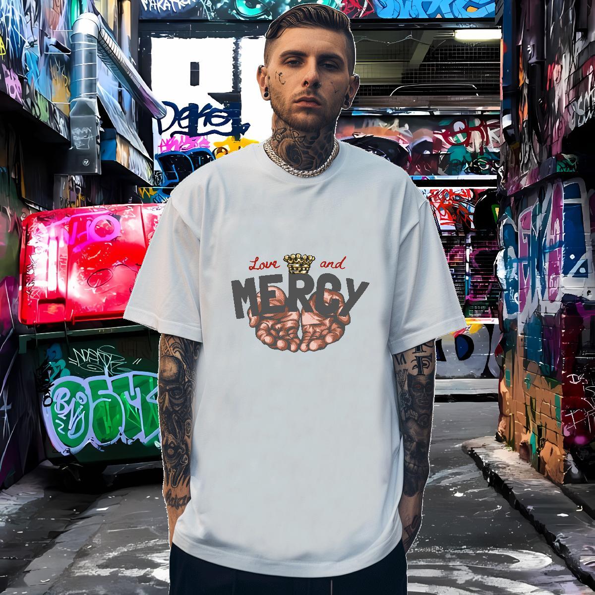 Man T Shirts 230g Cotton hand- Sport Short Sleeve O-Neck DIY Anime Couples T Shirts Classic Casual Designer Tops Shirt