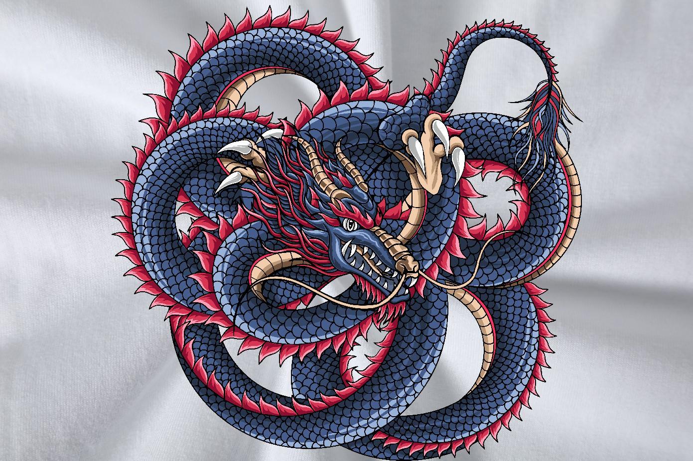 Loose Men Clothes T-Shirt Hip Hop 230g Cotton Custom Printed Short Sleeve Soft dragon Man T Shirts Designer Tees