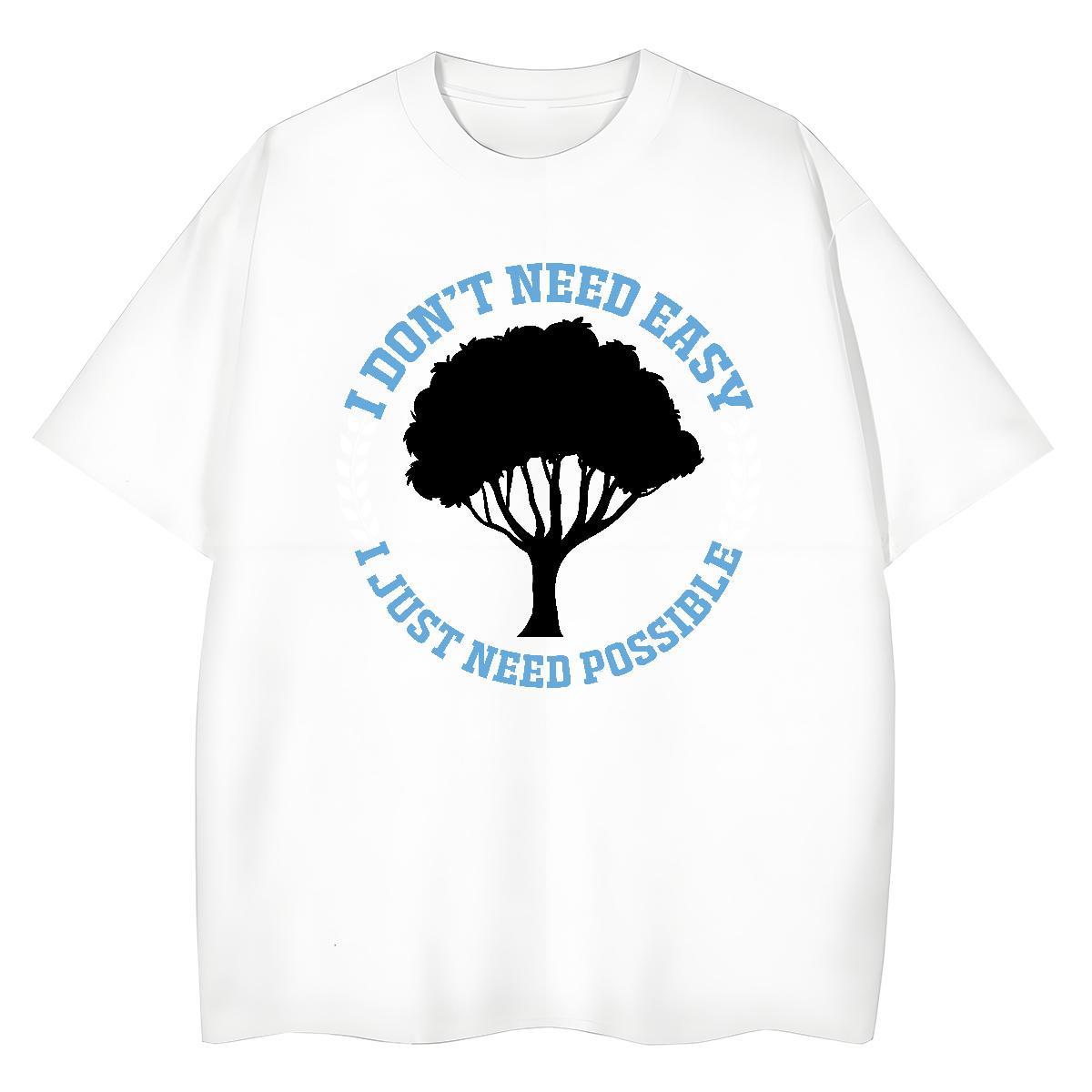 Fashion Design Men Tops Tees tree Home Outdoor 230g 100% Cotton Wear O-Neck Short Sleeve Wholesale T Shirts Men Custom Printing