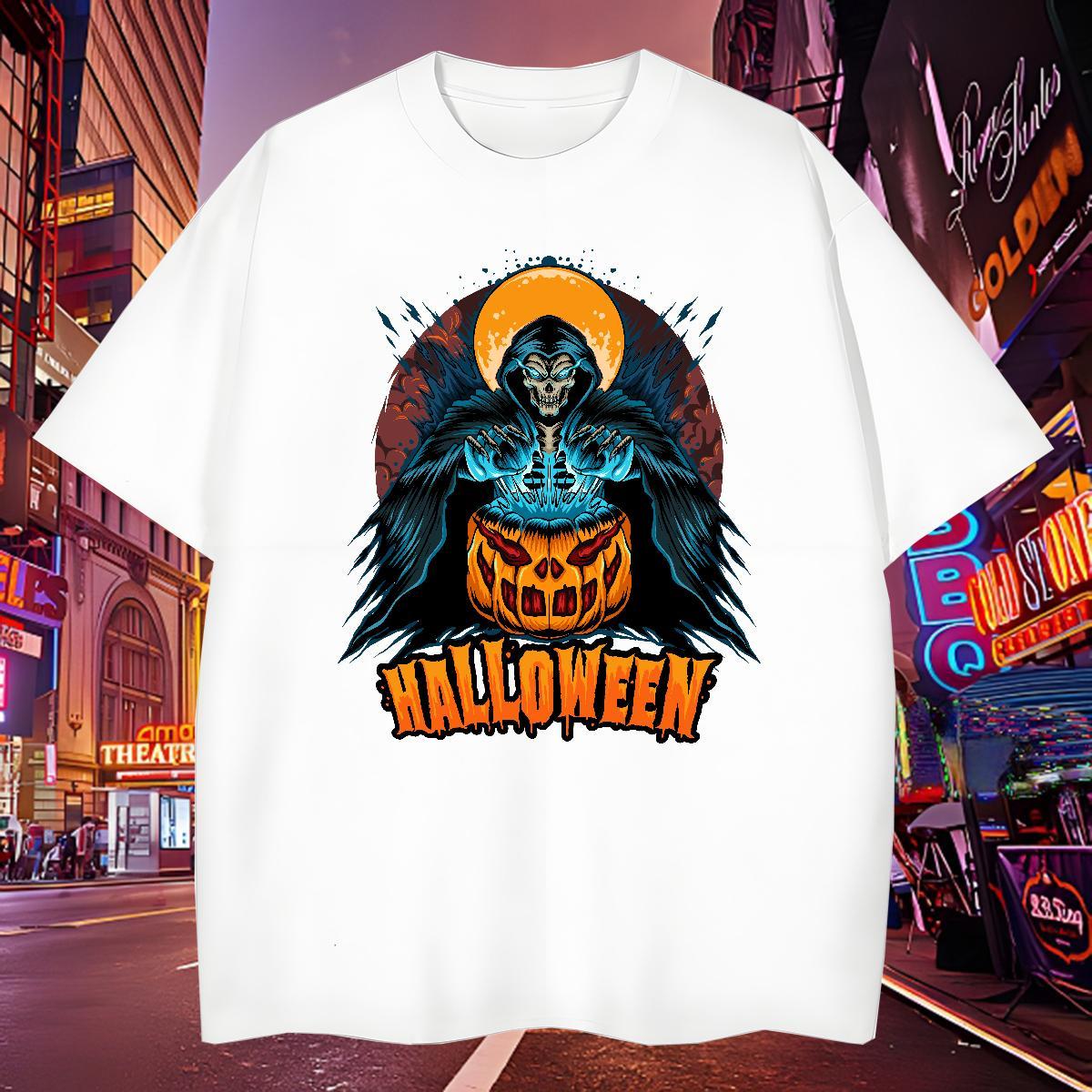 High Quality T-Shirts sorcerer Round Neck Short Sleeve Hip Hop Street Custom Printed 230g 100% Cotton Men Tshirts DIY Customized Tops