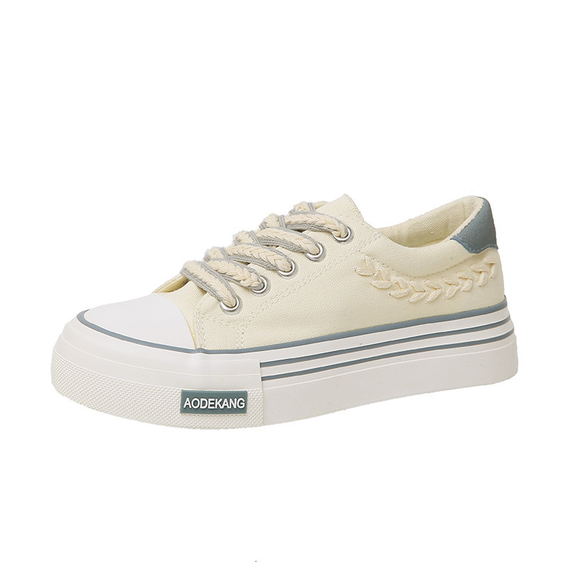 Ddmysports Instagram Korean Canvas Spring New Casual Little White For Women Comfortable And Small Student Board Shoes OUTDOOR