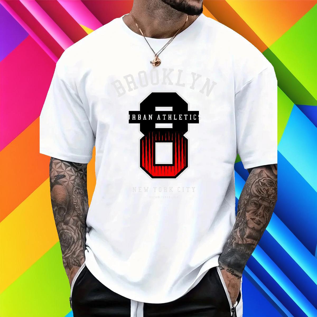 Loose 8 100% Cotton 230g Men Tshirts Street Casual Pure Cotton T shirt 2024 Oversized Tops