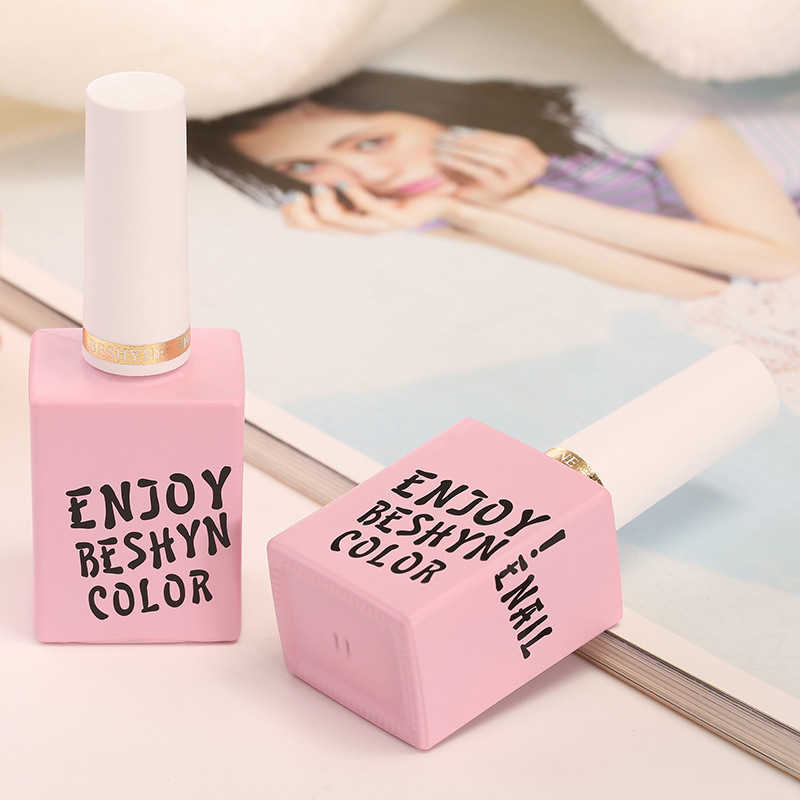 Nail Gel BESHYNE new nail polish adhesive 6-bottle set laser phototherapy glitter small series Q240819