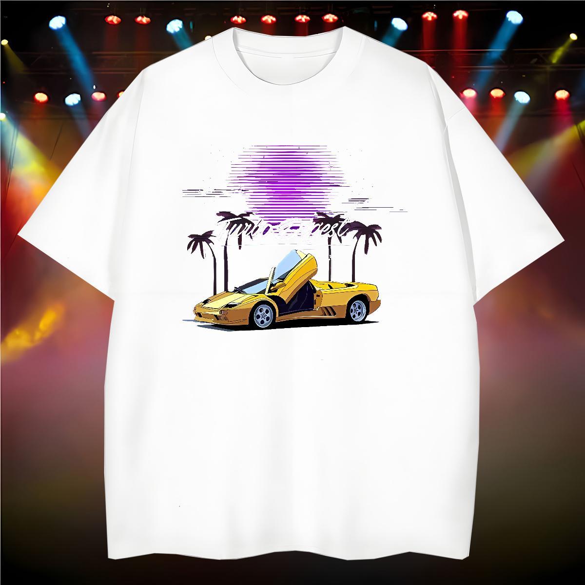 High Quality beach T shirt Sport Tshirts 230g Pure Cotton Classic Casual Breathable Soft Custom Print Plus Size Wear
