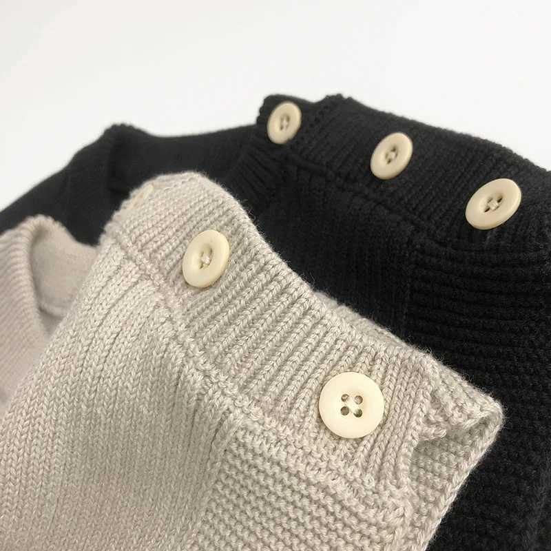 2024 Spring New Children Sleeveless Knitted Vest Baby Boy Girl Fashion Casual Vest Toddler Solid Sweater Coat Kids ClothesXJ240819