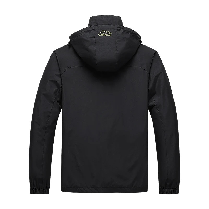 Mens waterproof hiking jacket autumn mens large windproof outdoor camping hunting running fishing sports 240819