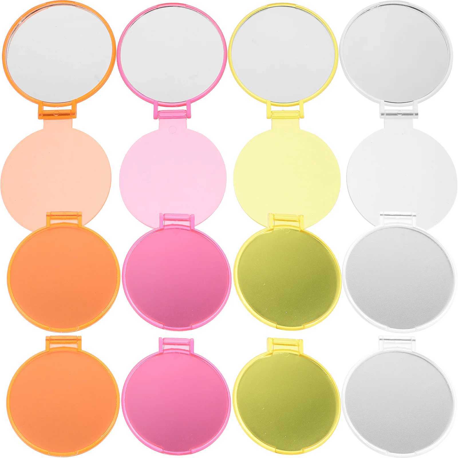 Foldable Mirrors Mini Cosmetic Mirrors Portable Outdoor Travel Pocket Makeup Mirrors for Girls Beauty Cosmetic Tools Y240819