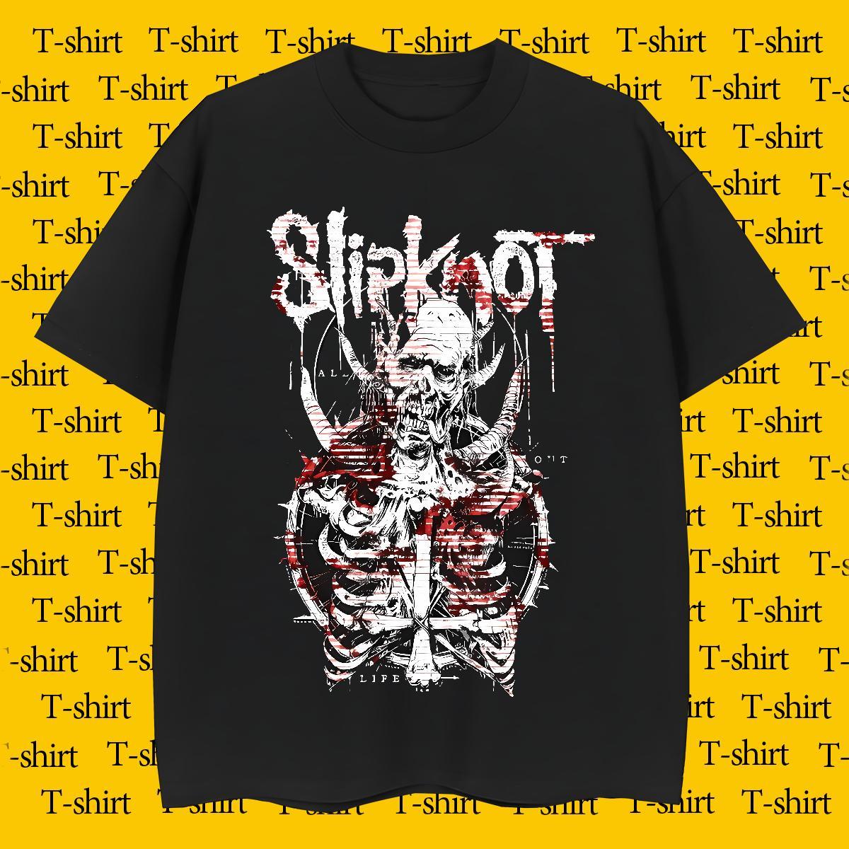 T-Shirts 230g 100% Cotton scary Home Outdoor Pure Cotton Anime Print Men Tshirts Designer Fashion Cool Design Tees
