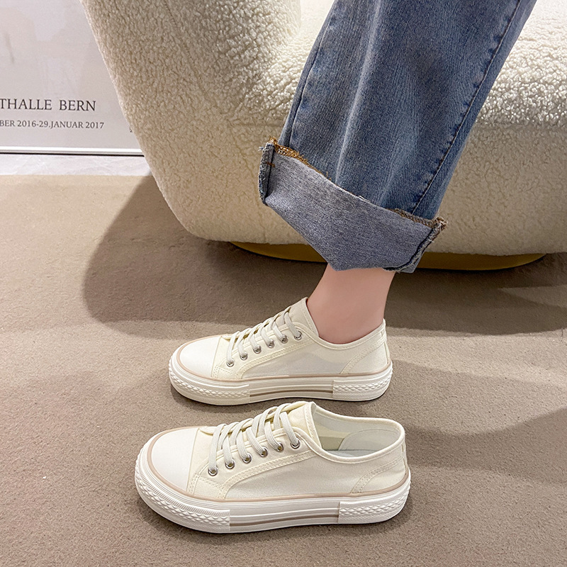 Ddmysports Korean Version Canvas For Women Summer New Versatile Student Breathable Running Board Casual Shoes S Trend OUTDOOR