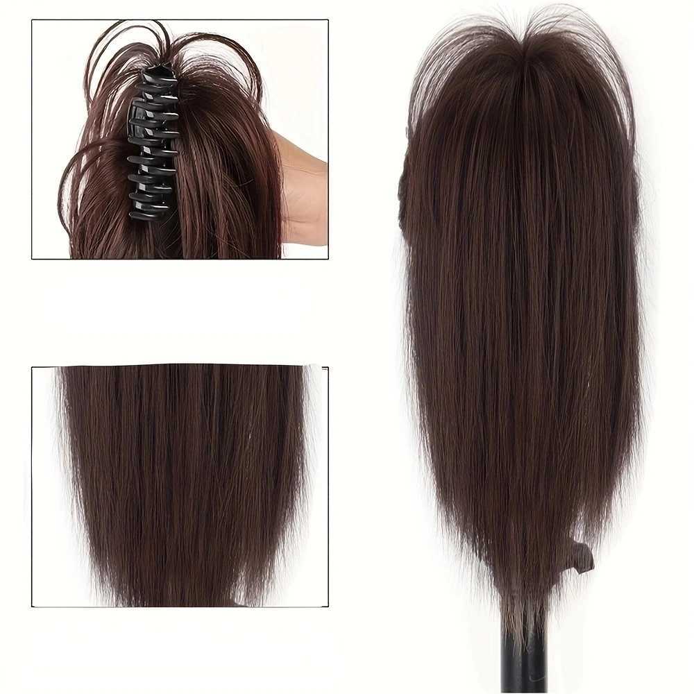 Waterfall synthetic wig grab clip fluffy sweet cool spicy girl ponytail W240817