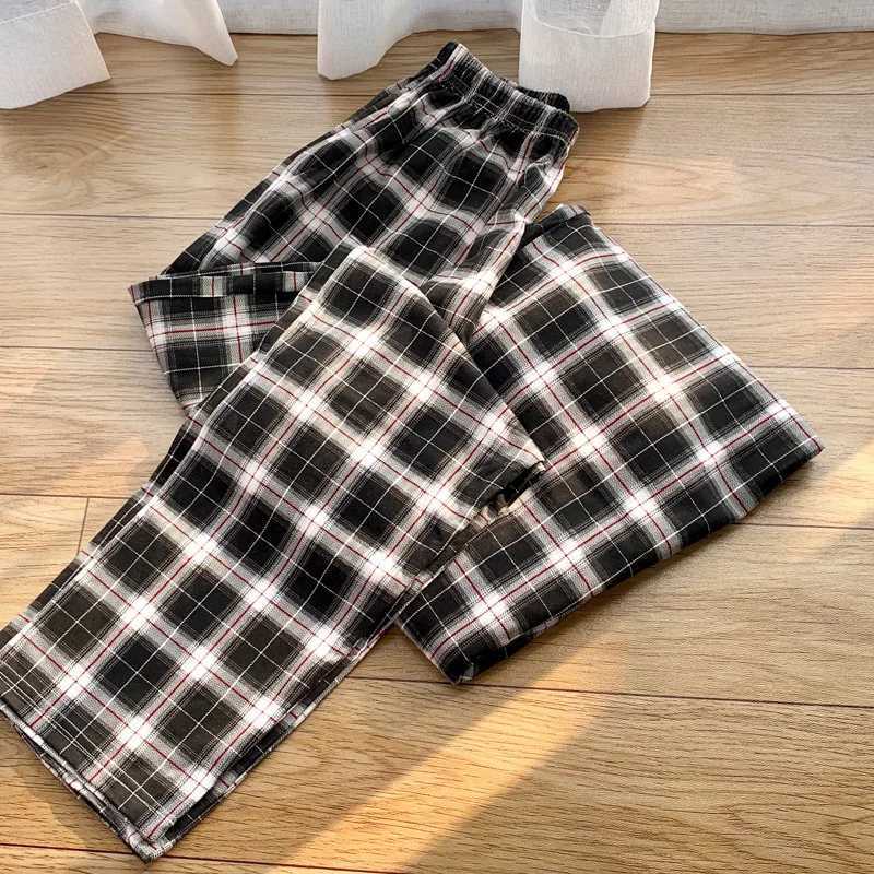 Summer and Spring Knitted Cotton Mens Plain Sleepwear Loose Soft Pants Home Breathable Mens Lounge Sleep BottomW240719