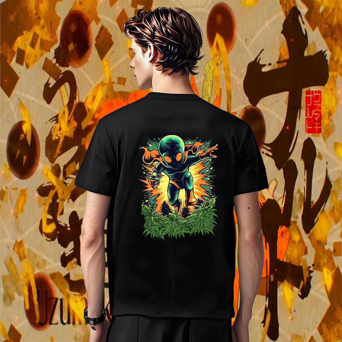 Popular Tshirt for Man Woman High Street Hip Hop 230g Pure Cotton Custom Print Oversized Breathable Short Sleeve ET T-Shirts for Men 2024 Designer Tee