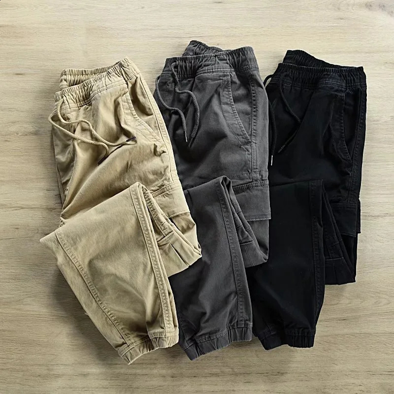 Cargo Pants Men Multipocket Mens Streetwear HipHop Casual Jogging Pant Trousers Male Fashion Trend Student Clothing 240820