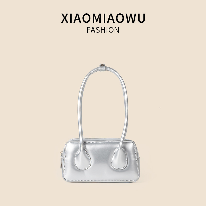 PU Macaron Korean Pink Soft Leather Underarm Bag, niche fashion, high-end sense, summer versatile hand-held shoulder bag