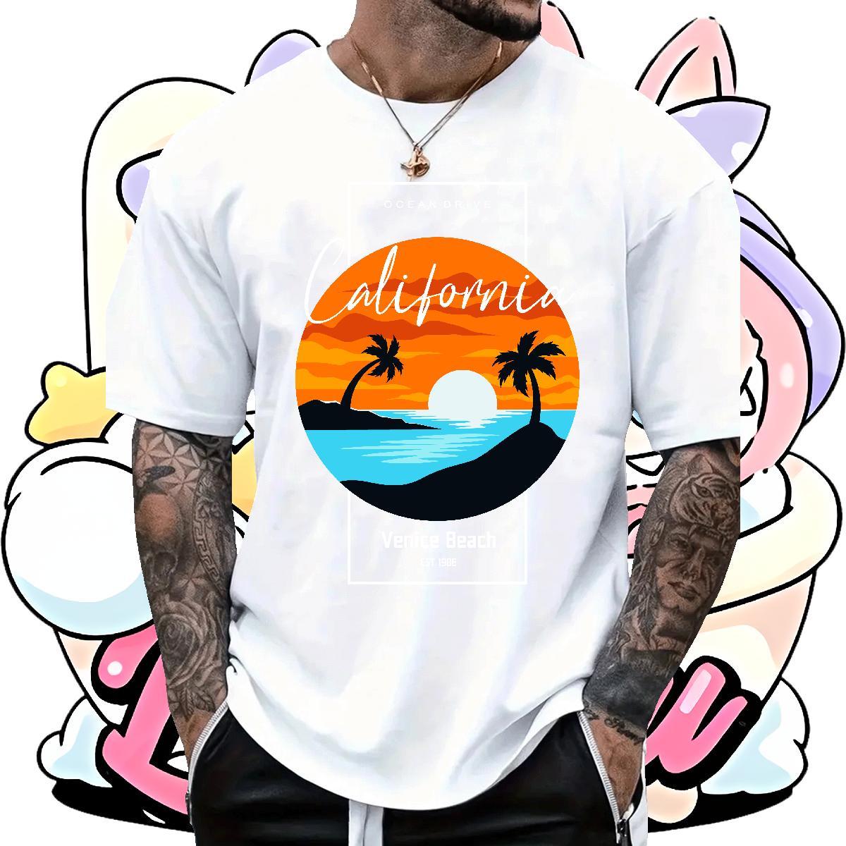 Designer Couples T Shirts Casual Daily Wear 230g 100% Cotton Cartoon Printing L-4XL Breathable Crew Neck sky T Shirts Men Fashion Casual Tees Shirts