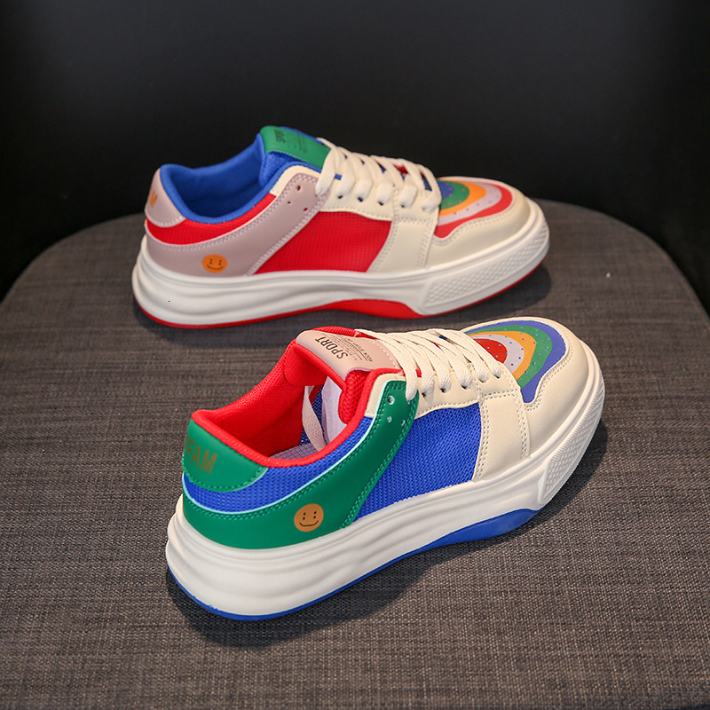 Ddmysports Summer New Mandarin Duck Colored Small White Trendy Student Breathable Versatile Casual Board Shoes Female OUTDOOR
