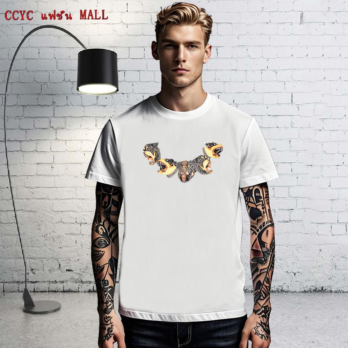 Fashion Design Men Tees dog Daily Wear 230g Cotton Clothes Round Neck Short Sleeve Popular T shirt Custom Printed